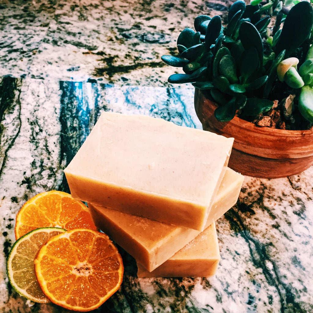Orange, Lime & Grapefruit Organic Bar Soap