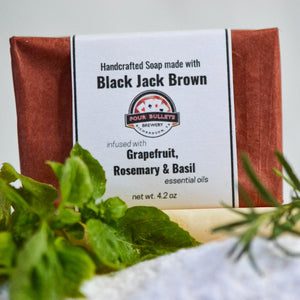 4 Bullets - Black Jack Brown Organic Soap