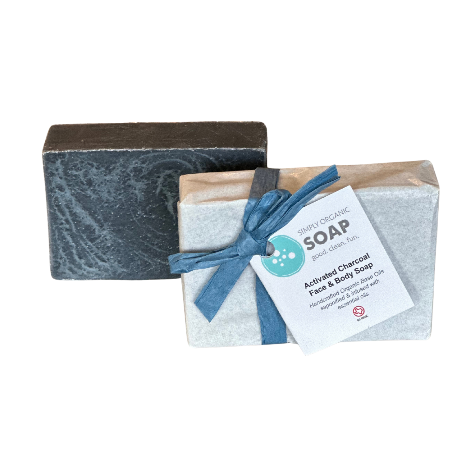 The Grandpa Soap Co. Face & Body Bar Soap, Charcoal, 4.25 Oz (120g), All-Natural, Sulfate-Free