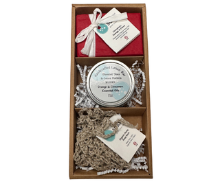 Organic Soap, Soap Sock & Lotion Bar Gift Box