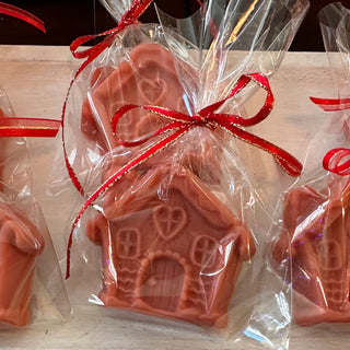 Gingerbread House Organic Soap with Cinnamon, Orange & Clove