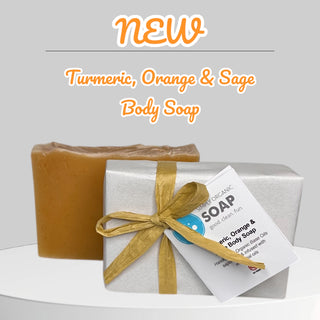 Turmeric, Orange & Sage Organic Bar Soap