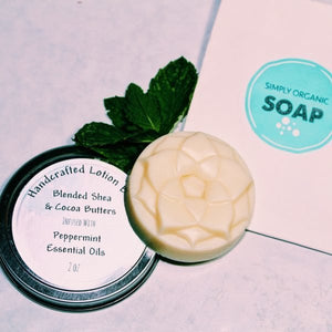 Lotion Bar with Peppermint Essential Oils