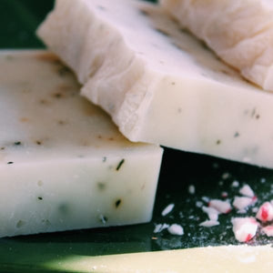 Organic Bar Soap with Peppermint & Rosemary Essential Oils