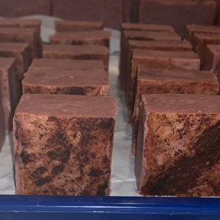 Organic Guest Size Bar with Cinnamon, Orange and Clove essential oils.