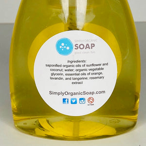 Organic Liquid Foaming Soap
