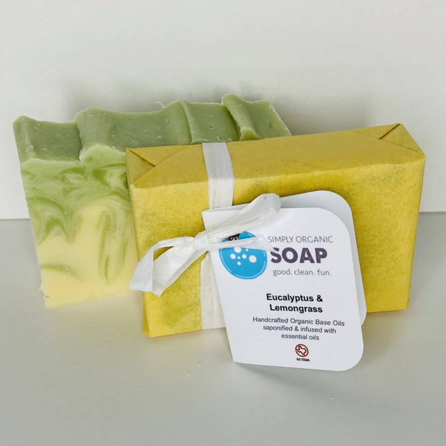 Eucalyptus & Lemongrass Organic Bar Soap