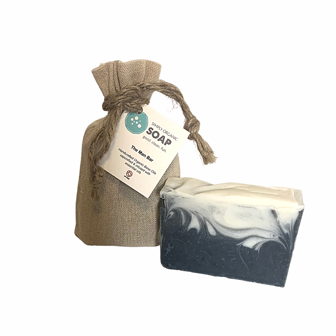 The Man Bar Organic Soap - Pre-Order -Shipping Jan. 10, 2024 – Simply  Organic Soap