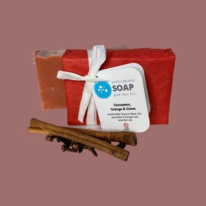 Cinnamon, Orange & Clove Organic Bar Soap