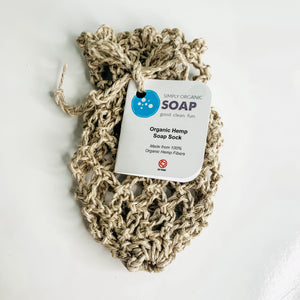 Soap Sock with Organic Hemp Fibers
