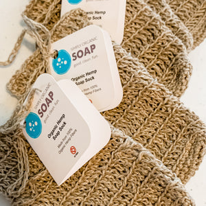 Soap Sock with Organic Hemp Fibers